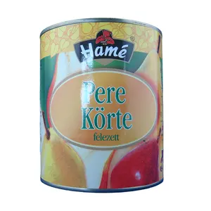 Wholesale 410g/820g/3000g Halve Cut Bartlett Pear Canned In Can