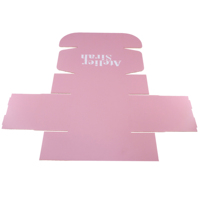 Emballage de vêtement chapeau réutilisable avec logo personnalisé Boîtes en papier cadeau ondulé holographique Emballage de logo laminé mat