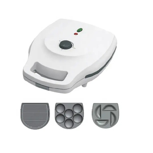Tortilla Desmontable Eléctrica Browe Nut Hot Dog Stripe Waffle y sandwichera Grill Maker 9 7 6 4 3 en 1 para uso doméstico - Product Image 3