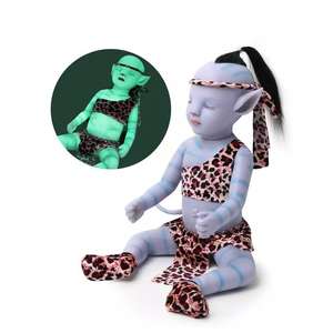 Muñeca Reborn <span class=keywords><strong>de</strong></span> 20 Pulgadas, Muñeca <span class=keywords><strong>de</strong></span> Vinilo Suave, Edición Luz Nocturna, Bebé Reborn <span class=keywords><strong>Avatar</strong></span> para Bebés - Product Image 3