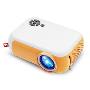 Mini vidéoprojecteur <span class=keywords><strong>LED</strong></span> CRT portable pour usage extérieur avec courte focale pour home cinéma et haut-parleurs intégrés - Product Image 1