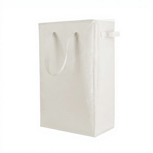 Sellersunion Oxford Slim Foldable Waterproof Laundry <b>Hamper</b> with Handles Lightweight China Made for Household Use - Product Image 2