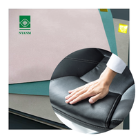 Tissu en cuir PU souple résistant aux taches d'eau, anti-moisissure, résistant à l'abrasion, pour sièges de voiture, intérieurs automobiles, tissage tricoté