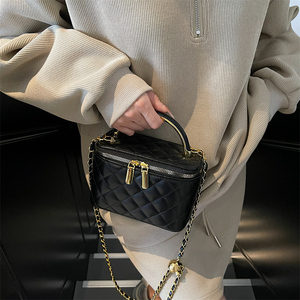 Sac à main de luxe nouveau design type boîte pour <span class=keywords><strong>femme</strong></span>, sac à bandoulière en cuir PU, sac de soirée, sac à bandoulière, vente chaude d'usine, portefeuille zippé pour <span class=keywords><strong>femme</strong></span> - Product Image 4