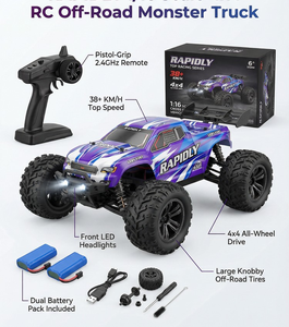 Voiture <span class=keywords><strong>de</strong></span> <span class=keywords><strong>course</strong></span> télécommandée GTR en plastique rechargeable, à quatre roues motrices, haute vitesse, pour l'intérieur, modèle transfrontalier très vendu - Product Image 3