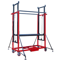 Élévateur mobile électrique portable de 500 kg pour échafaudage, petit élévateur de chantier de 2 à 12 m, élévateur d'échafaudage électrique