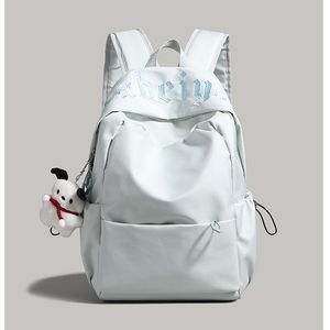 Nouveau Sac à Dos Unisexe en Polyester et Nylon pour Collégiens et Lycéens, Grande Capacité, Design Courbé Haut de Gamme, Tendance, Imperméable et Léger - Product Image 4