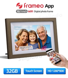กรอบรูปดิจิตอล Wifi กรอบรูปไม้ดิจิตอล ขนาด 10 นิ้ว 15 นิ้ว Frameo สามารถส่งรูปภาพและวิดีโอได้ - Product Image 2