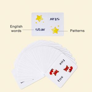 Jeu de pêche magnétique en bois pour enfants de 3 à 5 ans avec 2 cartes flash d'orthographe - Product Image 5