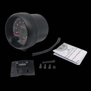 3.75 ''<span class=keywords><strong>Auto</strong></span> voiture Tacho voiture universel noir tachymètre jauge bleu <span class=keywords><strong>Inter</strong></span> Shift lumière 0-8000 Rpm pour véhicule à essence 12V - Product Image 2