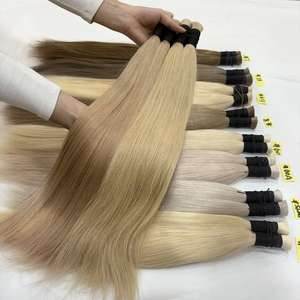 Nouvelle Arrivée Cheveux Humains Remy de Haute Qualité à Cuticules Alignées en Vrac 100% Non Traités Cheveux Humains Européens pour Tressage en Salon - Product Image 2