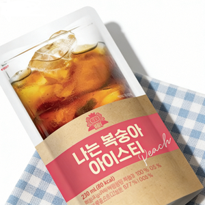 My Pick Premium Peach Ice Tea, Bebida Coreana de Frutas y Vegetales, Refrescante y Dulce Bebida de Verano, Suministro al por Mayor - Product Image 1