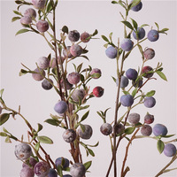 Tuinbouw Fruitversieringen Lange tak Met vorst bedekte mini-appels Grappige planten Kunstmatige bloemen Herfstarrangementen Accessoires