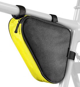 Échantillon gratuit : Sacoche triangulaire pour vélo, sacoche de selle imperméable en tissu Oxford pour le cyclisme en extérieur avec porte-bouteille - Product Image 1