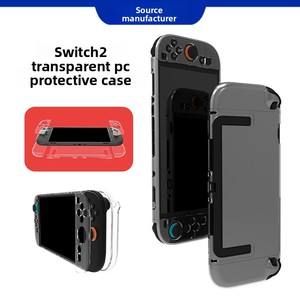Geteilte Transparente PC-Schutzhülle für <span class=keywords><strong>Switch</strong></span> 2 mit Joy-Cons Stoßfeste Rutschfeste Leichte Langlebige Gaming-Griffabdeckung - Product Image 1