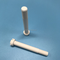 Tige à vis en céramique d'oxyde d'aluminium Al2O3 résistant à la chaleur 1700C pour composant isolant en céramique industrielle