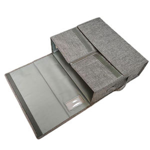 Boîte de <span class=keywords><strong>rangement</strong></span> pliable pour draps de lit avec fenêtre, organiseur de placard pour draps, couvertures, couettes et oreillers - Product Image 1