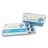 Pilules bleues énergétiques à base de plantes X Core pour hommes, poudre de maca noire naturelle, comprimés pour améliorer la durée, complément alimentaire, stimulant de la libido pour hommes