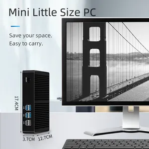 Không Quạt Mini Pc Máy Tính Xách Tay Window10 In-tel I7 4500U I5 4200U I3 5005U HTPC H D VGA USB Wifi Minipc Desktop Computadoras