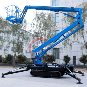 Electric/diesel <strong>Engine</strong> 16m Tracked Boom Man Lift Small Self Propelled Hydraulic Crawler Spider Boom Lift - Product Image 4