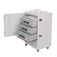 Purificateur d'air hepa industriel portable extracteur de fumée laser 350W avec filtre à charbon actif pour collecter la poussière et les odeurs