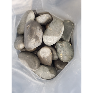 Decoración de paisajismo Sin pulir Nature River Light Grey Pebble Stone - Product Image 3