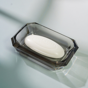 <span class=keywords><strong>Portasapone</strong></span> in Acrilico Sfaccettato OEM/ODM - Vassoio Trasparente Multiuso per Bagno, Casa, Hotel e Settore Alberghiero - Product Image 4