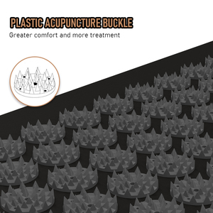 Acupressuurmassagemat en kussenset met tas voor natuurlijke ontspanning en stressverlichting, massage <span class=keywords><strong>mat</strong></span> voor nek- en rugpijnverlichting - Product Image 2