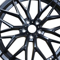 Jantes en alliage d'aluminium noir multi-rayons Sera 17/18/19/20 pouces, roues à roulement 5x114.3 5X112 30mm, nouvelle compatibilité, garantie 1 an