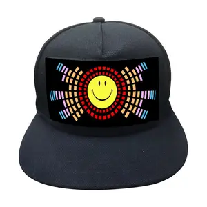 Topi Pesta Ulang Tahun Halloween, Topi Pesta, Perlengkapan Pesta Display Bisbol Berkedip Led, Topi Pesta Festival Halloween