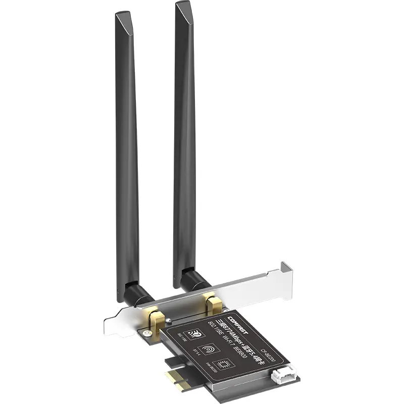 Tri-bande étend le WiFi en 6GHz/5GHz/2.4GHz 8774Mbps adaptateur réseau sans fil PCI-E haute puissance wifi 7 Bluetooth 5.4