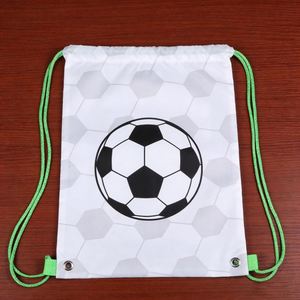 Custom Foldable Portable Reusable Waterproof <b>Drawstring</b> <b>Backpack</b> with Large Capacity for Swimming Soccer - Product Image 2