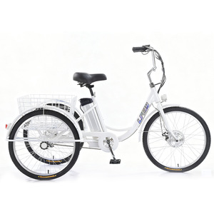 LFEI Triciclo Eléctrico de 24 Pulgadas con Batería de Litio y Motor Delantero de 36V 350W, Batería 36v12ah, 11-20 Km/h para Ballet VD, en Stock - Product Image 1