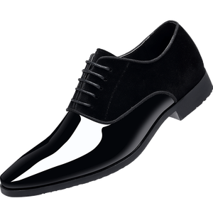 Top Designer de luxe hommes mode léger bas britannique daim respirant en cuir PU mariage marié robe de soirée chaussures - Product Image 3