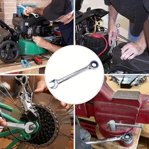 High CR-V Steel 11mm Metric Ratchet Combinação Wrench 72-tooth Box End Head <span class=keywords><strong>Spanner</strong></span> com OEM Customização Suporte - Product Image 5