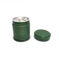 Boîtes en métal rondes personnalisées, boîtes en métal pour matcha avec couvercles faciles à ouvrir et boîtes en métal scellées