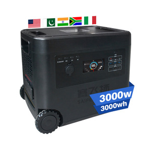สถานีไฟฟ้าพกพา Saife 3000W 3000Wh แบตเตอรี่โซลาร์ LiFePO4 อินเวอร์เตอร์คลื่นไซน์บริสุทธิ์ สำหรับตั้งแคมป์กลางแจ้งและกรณีฉุกเฉิน - Product Image 1