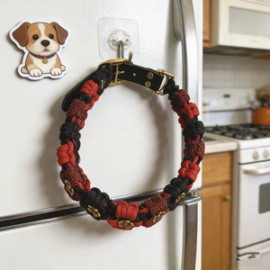 <span class=keywords><strong>Collar</strong></span> de Perro Personalizado 2026, Moderno, Reflectante, Ajustable, de Gran Tracción, Suave, Irrompible, de Cuero con Remaches, con Cierre de Seguridad, de Poliéster - Product Image 6