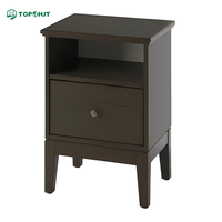 Solution de Sourcing de Mobilier Sur Mesure pour Hôtels : Ensemble de Meubles de Chambre d'Hôtel en Bois Noir pour l'Hôtellerie