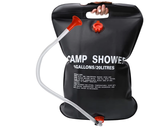 Nueva Bolsa de Agua de PVC de 20L, <span class=keywords><strong>Ducha</strong></span> Portátil para Campamento, Manguera Extraíble, Cabezal de <span class=keywords><strong>Ducha</strong></span> Intercambiable para Acampar al Aire Libre, Escalar, Viajar - Product Image 1
