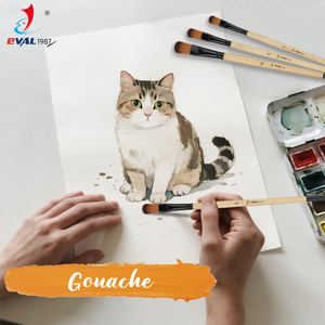 Spazzola <span class=keywords><strong>per</strong></span> pittura personalizzata Spazzola in Nylon 6 pz spazzola <span class=keywords><strong>per</strong></span> artista piatta/rotonda/angolare <span class=keywords><strong>per</strong></span> pittura acrilica ad olio ad acquerello - Product Image 6