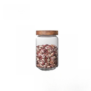 Pot de rangement en verre de style chinois pour aliments, céréales, grains de café, feuilles de thé, récipient transparent scellé - Product Image 6