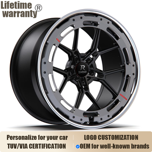 Rines Forjados AL13 R60-109R de 3 Piezas Personalizados de 19 20 21 22 Pulgadas 5x112 5x114.3 para Toyota Subaru WRX Porsche 718 Nissan 370Z Mazda - Product Image 1