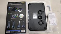 Station de charge RGB de haute qualité, support de refroidissement pour console /Slim, contrôleur avec support pour casque, matériau ABS