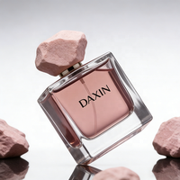 Vente directe d'emballages de flacons de parfum, 100 ml, carrés, transparents, ambrés, étiquettes personnalisées, flacons d'échantillons de parfum, flacons pour parfums