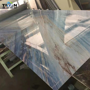 Lámina De Plástico Recubierto De Uv Planchas De Mármol <span class=keywords><strong>Pvc</strong></span> Panel De Pared Tipo Mármol Spc Panel - Product Image 6