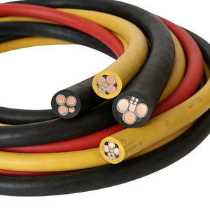 Câble <span class=keywords><strong>souple</strong></span> en caoutchouc Shenguan H07RN-F avec conducteur en cuivre, isolation EPR et gaine CPE, 5x6mm², pour applications minières souterraines - Product Image 2