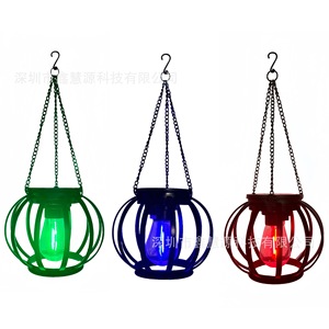 Xinhuiyuan <b>Solar</b> Garden <b>Lantern</b> Light Small Pumpkin Chain <b>Outdoor</b> For Garden Courtyard Villa Decor - Product Image 1
