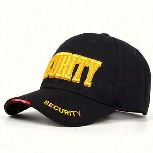 Gorra de Béisbol de 6 Paneles de Mezclilla con Visera Tipo Sándwich, Gorra de Golf con Logotipo OEM Personalizado, Bordado 3D de Alta Calidad, Negra, 100% Algodón, Unisex - Product Image 1