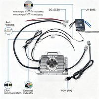 Chargeur de batterie au lithium LONGRUN série Q2 2000W 48V 30A IP66 Chargeur rapide pour moto électrique LiFePO4